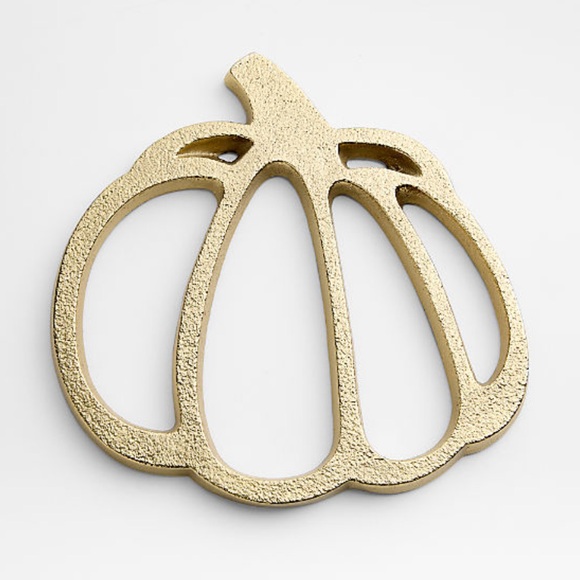 New! Crate&Barrel Pumpkin Trivet